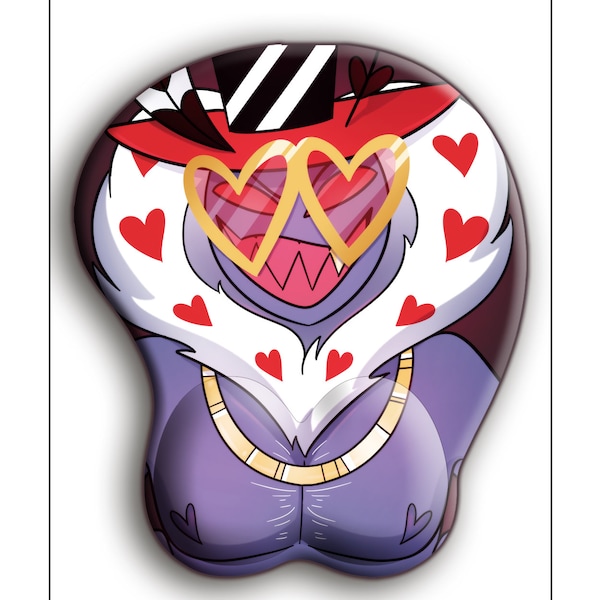 Hazbin Hotel Valentino 3D Mousepad MADE TO ORDER