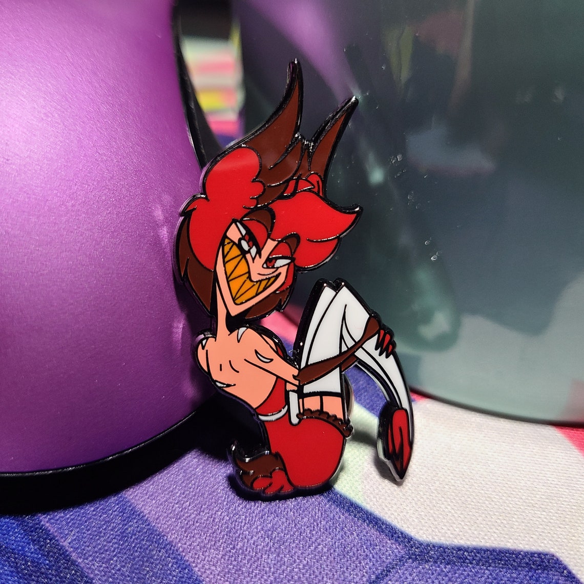 2022 Hazbin Hotel Fanmade Pinup Enamel Pins ALASTOR & Etsy Australia