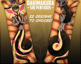 Funda de almohada dakimakura de Hazbin Hotel SIR PENTIOUS (hecha por fans)