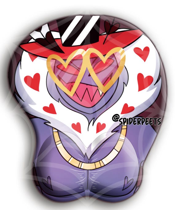 Hazbin Hotel VALENTINO 3D Mousepad (fan Made) - Etsy