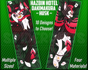 Hazbin Hotel Husk Dakimakura Body Pillowcase MADE TO ORDER