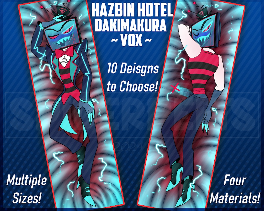 Hazbin Hotel Vox Dakimakura Body Pillowcase MADE TO ORDER - Etsy Australia