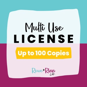 Multiple Use License  (up to 100 Copies) Add On, License for Gift and Business Use