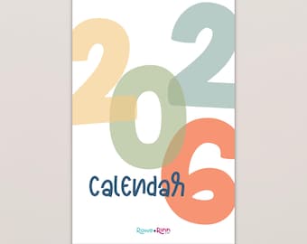 2026 Family Faith Calendar – 11×17 Printable