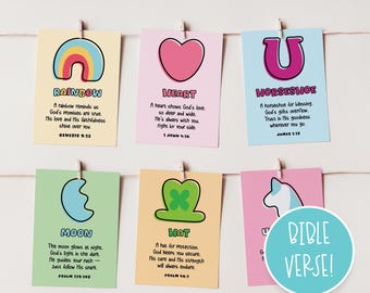 Lucky Charms Bible Verse Cards for Kids (Digital Download)
