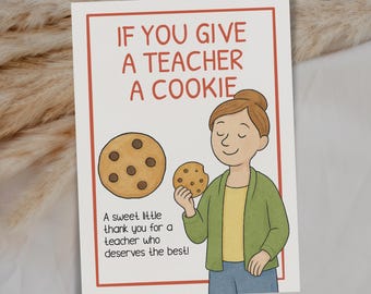 Printable Teacher Gift Card Book | End of Year Appreciation (Digital Download)