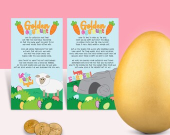 Easter Golden Egg Hunt: Lost Coin & Empty Tomb Game (Instant Download)
