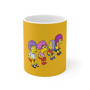 The Simpsons Themed  Simpsons Wigs Mug 11ozSimpsons-themed bespoke Bart, Simpsons Lisa, Steamed Hams, D&#39;oh Homer in the Bush.