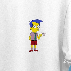 T-shirt Unisexe The Simpsons Jésus - Ultra Coton, Humour, Neuf Avec étiquettes, Taille Regular