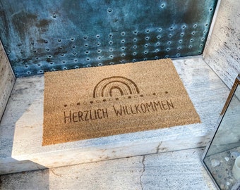 Individual doormat, customizable with logo and text