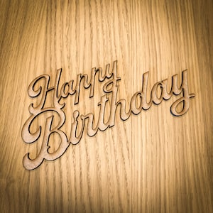 Happy Birthday Schriftzug