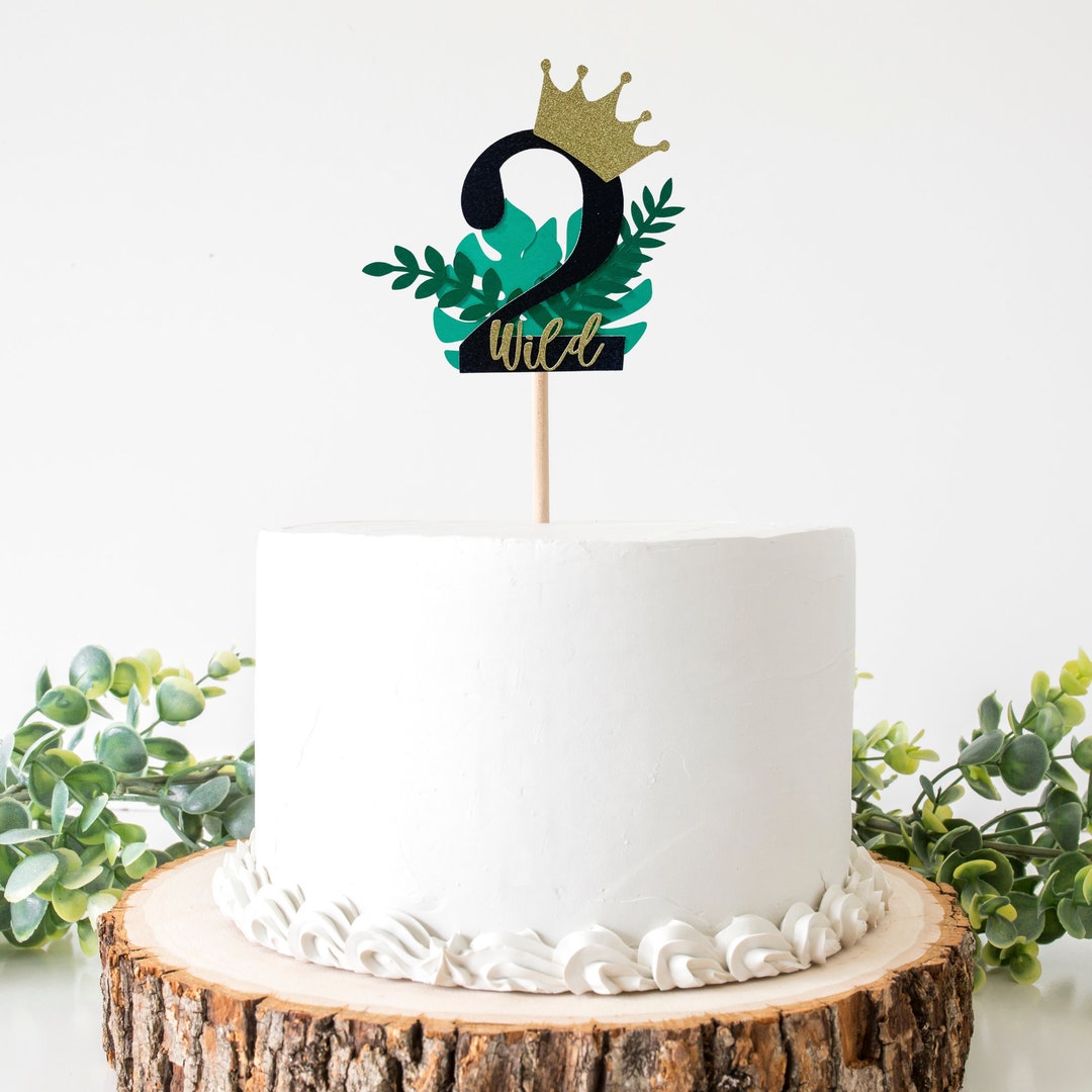 2 Wild Cake Topper Second Birthday Cake Topper Where the Etsy UK