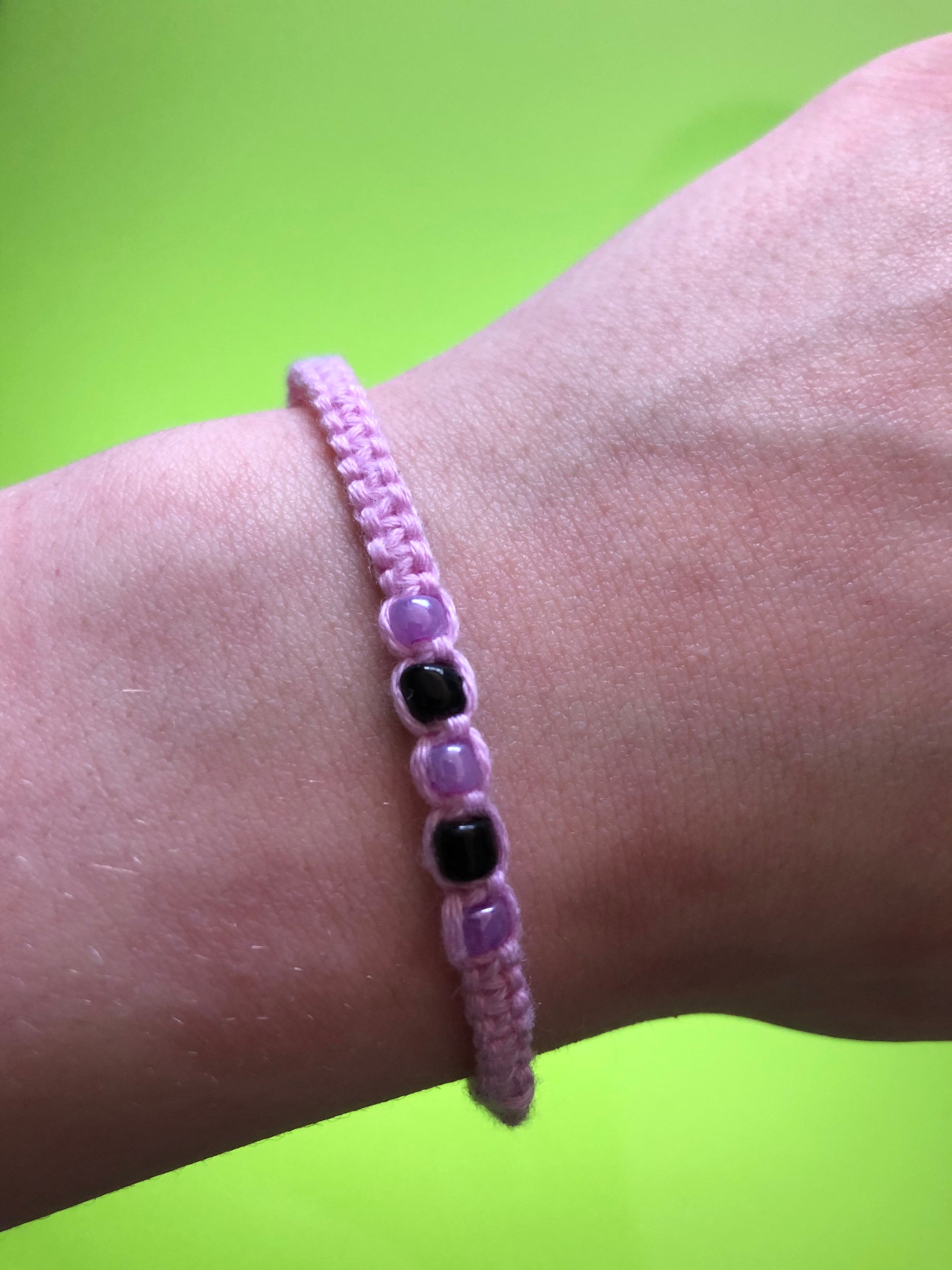 Hand made thread bead bracelet Etsy