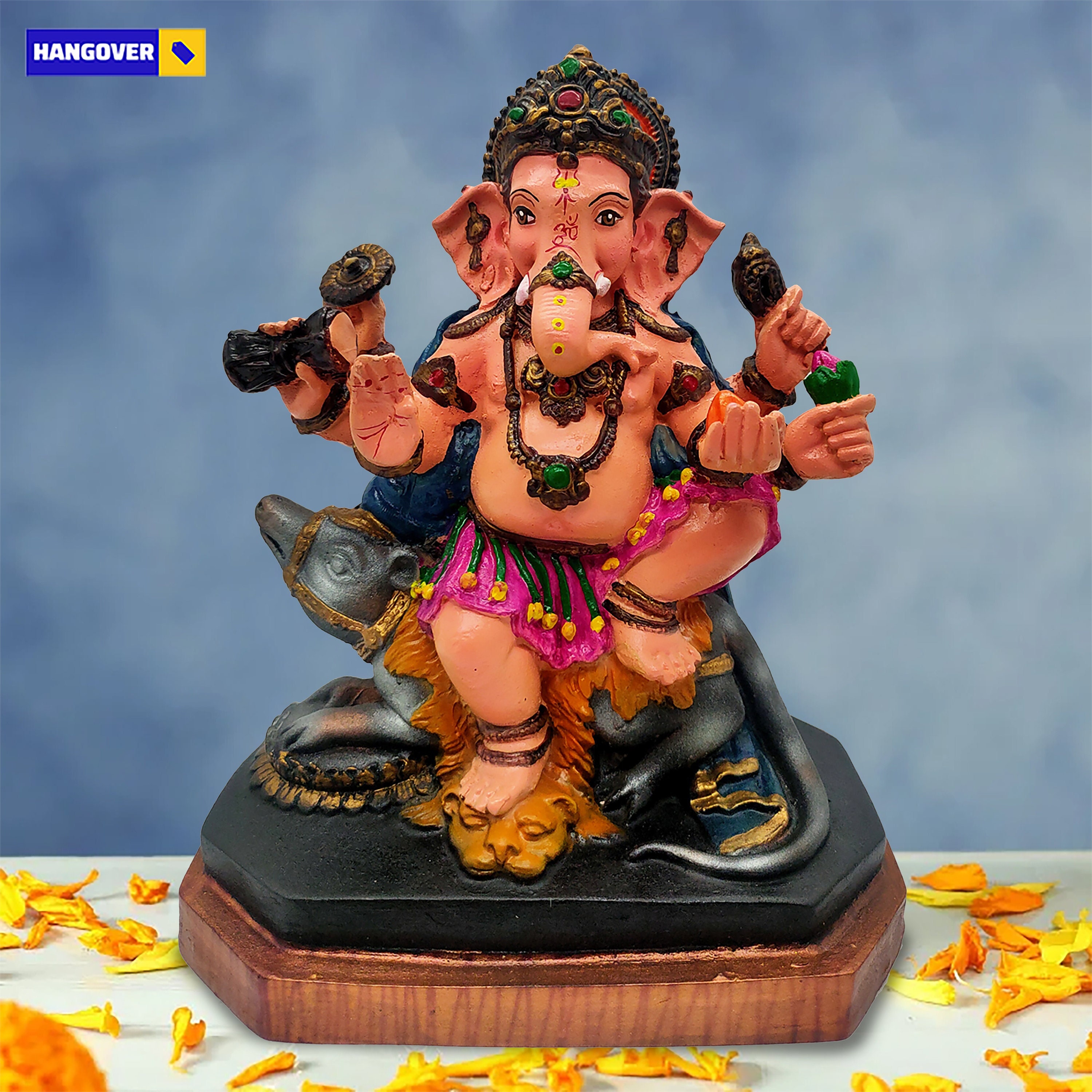 Ganesha Hinduismus Indien Souvenir,30 cm Polyresin Elefant Figur,Neu Ganesha Hinduismus Indien Souvenir,30 cm Polyresin Elefant Figur,Neu