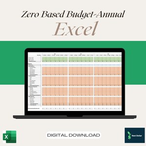 Budget Planner | Zero-Based Budget | Excel Download | Budget Planner | Excel Budget