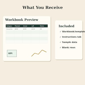 Zero-Based Budget Planner | Excel Template (Digital Download) image 9