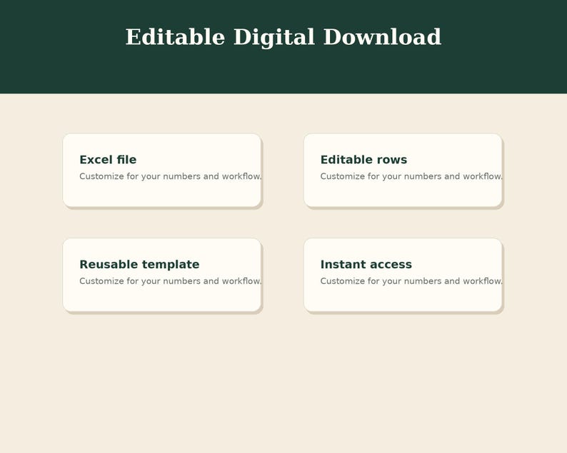 Zero-Based Budget Planner | Excel Template (Digital Download) image 8