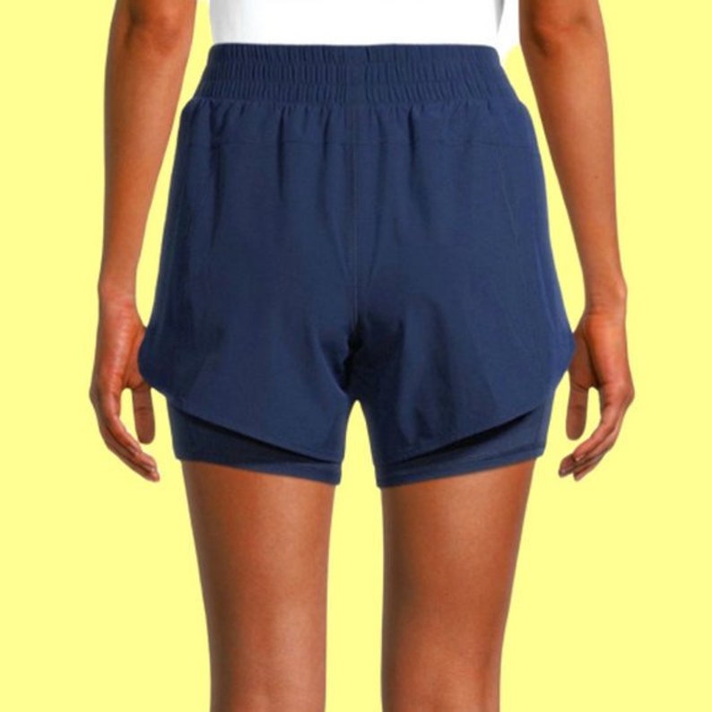 Avia Blue Women's Running Shorts With 
