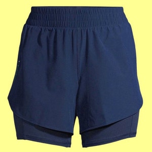 Avia Blue Women's Running Shorts With 