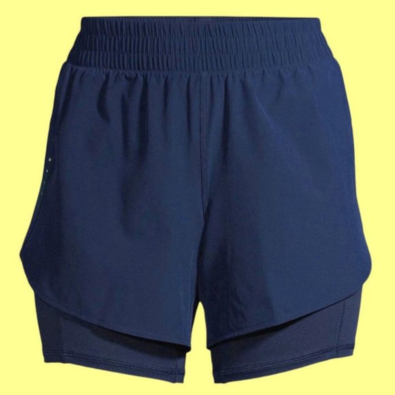 Avia Blue Women's Running Shorts With 