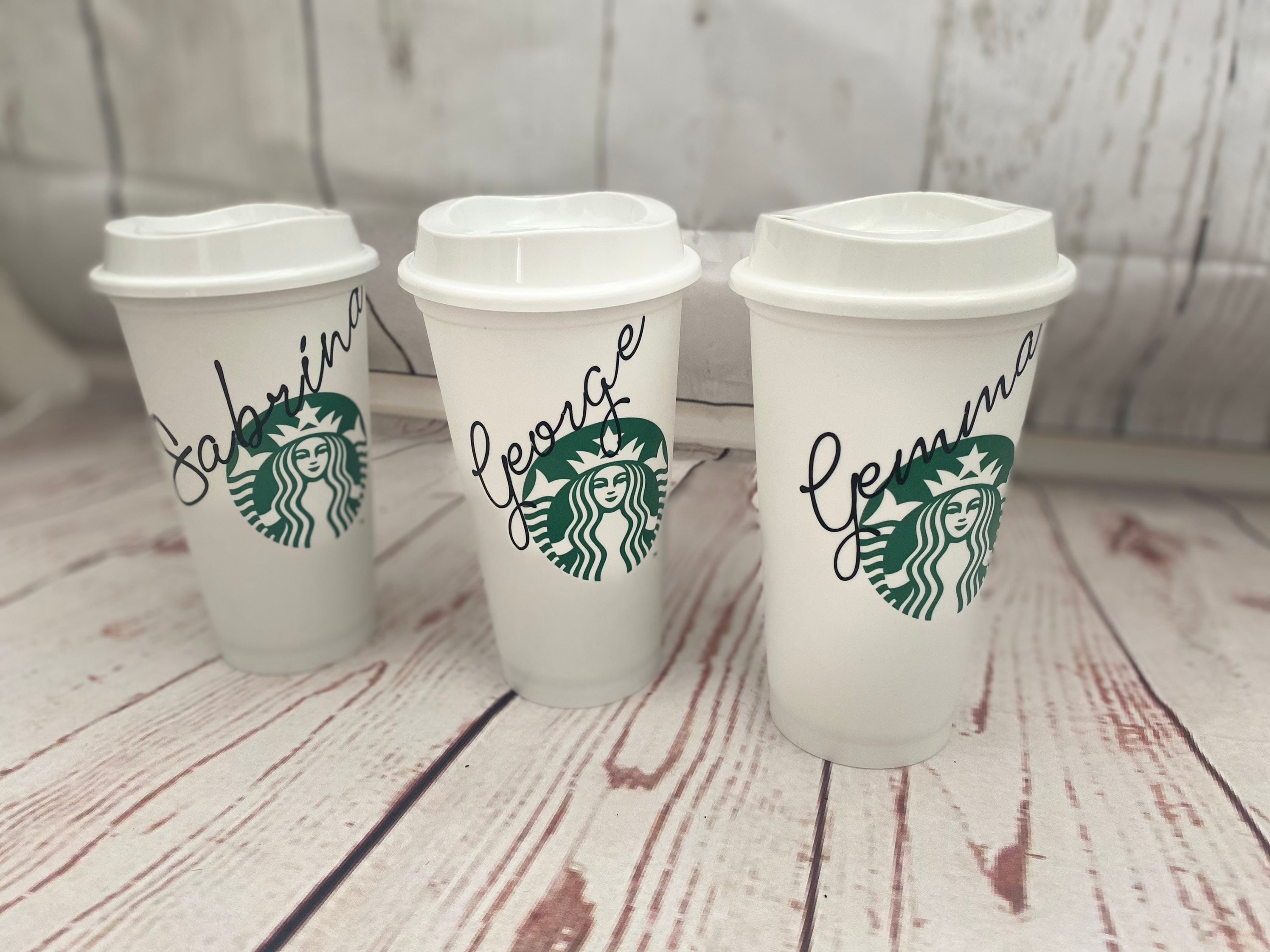 Starbucks Reusable Hot Coffee Cup UK Personalise Gift Etsy