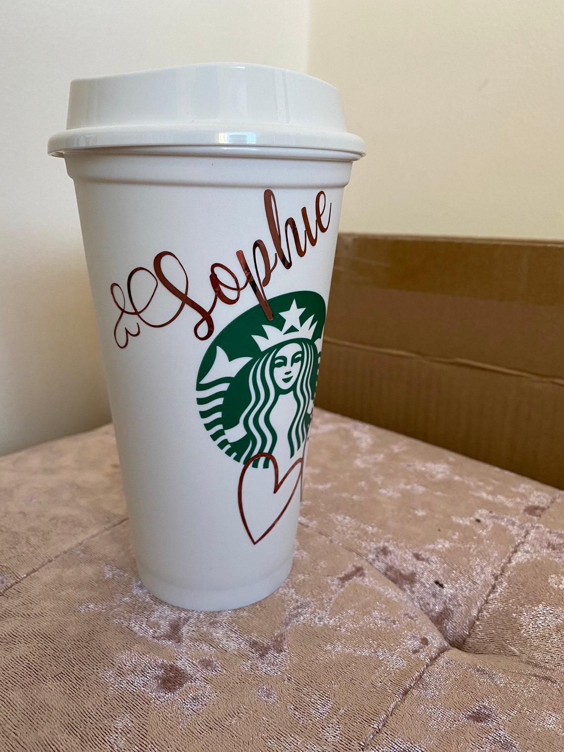 Starbucks Reusable Hot Coffee Cup UK Personalise Gift Etsy