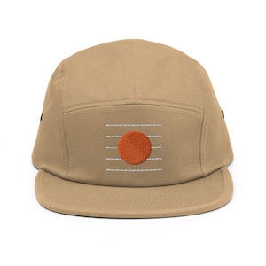 Five Panel Red Moon Cap image 4