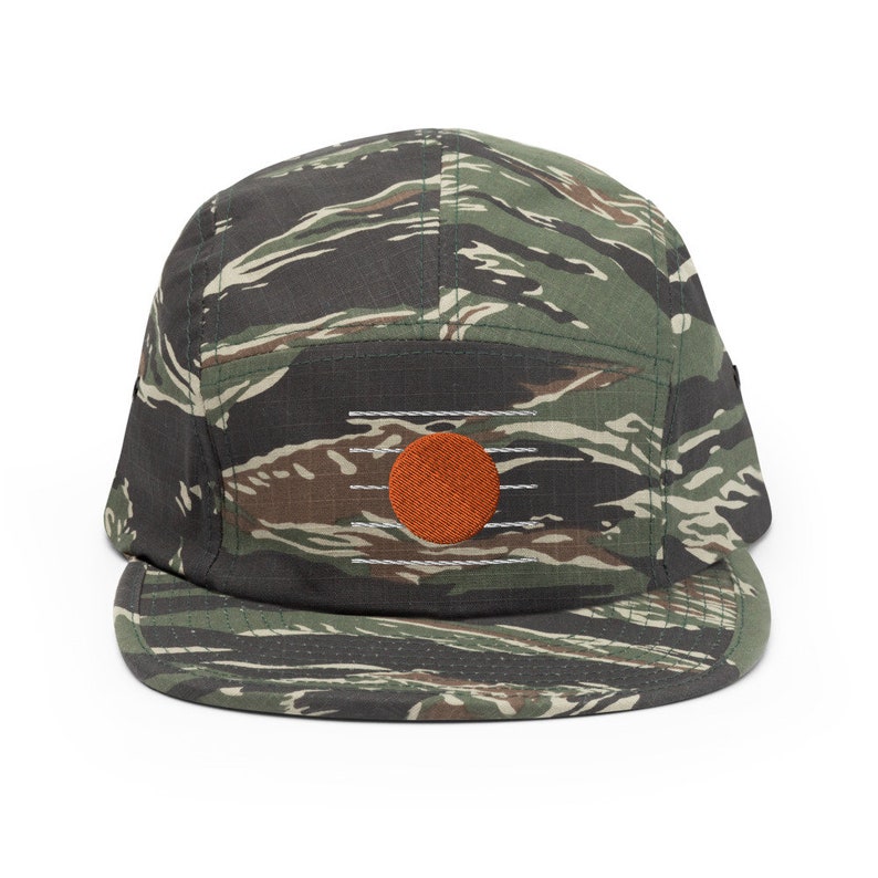 Five Panel Red Moon Cap image 7