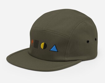 Five Panel Geometric Colors Cap - Etsy