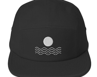 Moon Wave Five Panel Cap