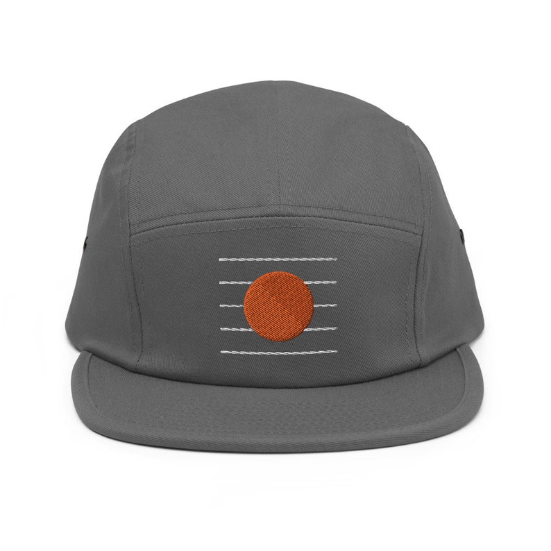 Five Panel Red Moon Cap image 5