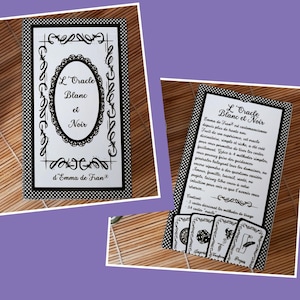 L'Oracle Blanc et Noir d'Emma de Fran (85 cartes + 5 cartes explicatives)