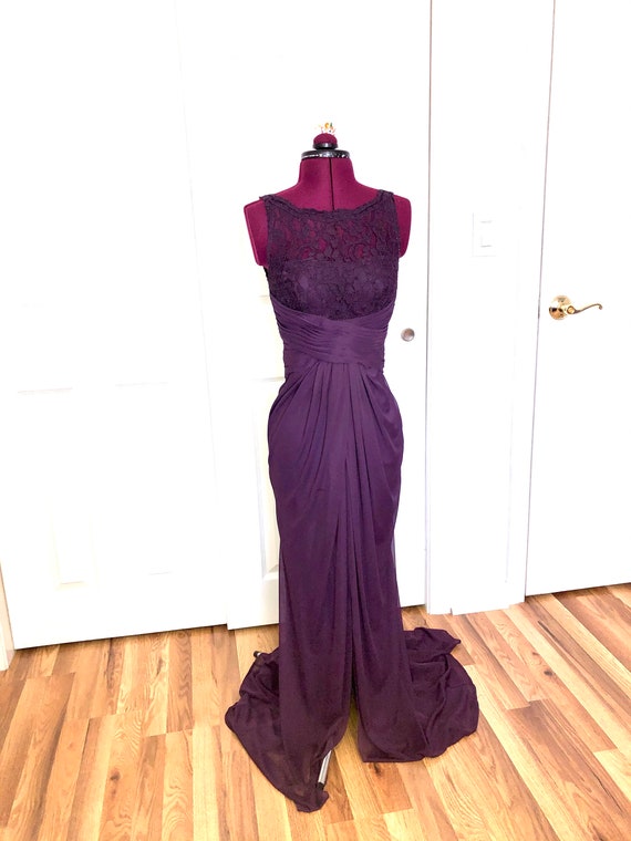 Bridal Sleeveless Long Mesh Dress 