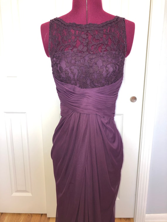 Bridal Sleeveless Long Mesh Dress 