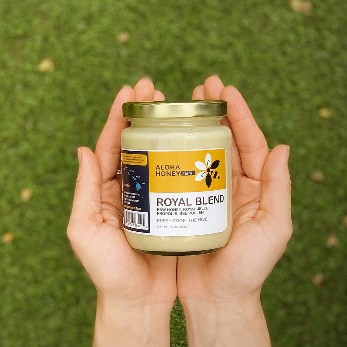 Royal Jelly Honey With Bee Pollen Organic Superfood Infused Etsy