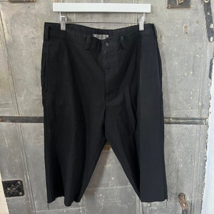 YOHJI YAMAMOTO Pour Homme Short/Pantalon coupé noir taille L