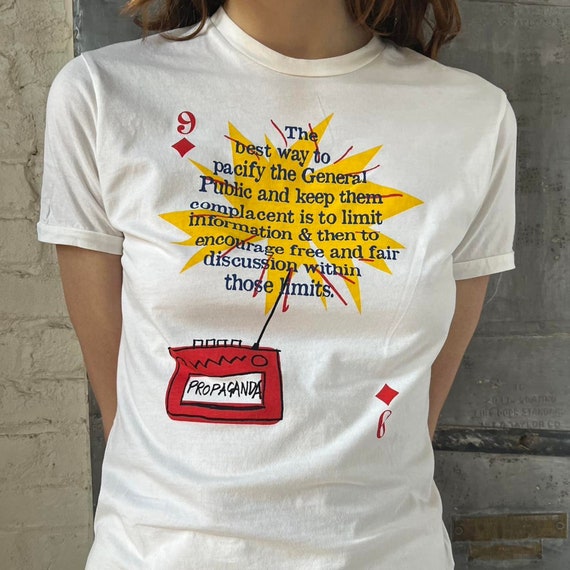 VIVIENNE WESTWOOD Propaganda Playing Card Print T-shirt W