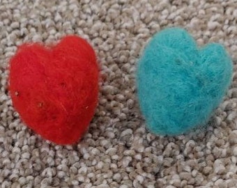 Stripes & Lilly's Felt Catnip Filled Hearts