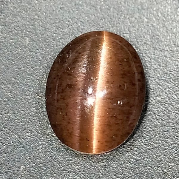 Natural Brown Cats Eye, Sillimanite Gemstone, Natural Gemstone, Cabochon, Cats Eye Stone, Gemstone, Jewelry making, Oval, 3 CT 10X7X5 MM.