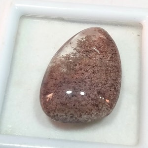 26 Carat. Amazing Lodolite Garden Quartz Cabochon Natural Garden Quartz Gemstone 27x18x8 MM. Top Quality Handmade Garden Quartz Loose Stone.