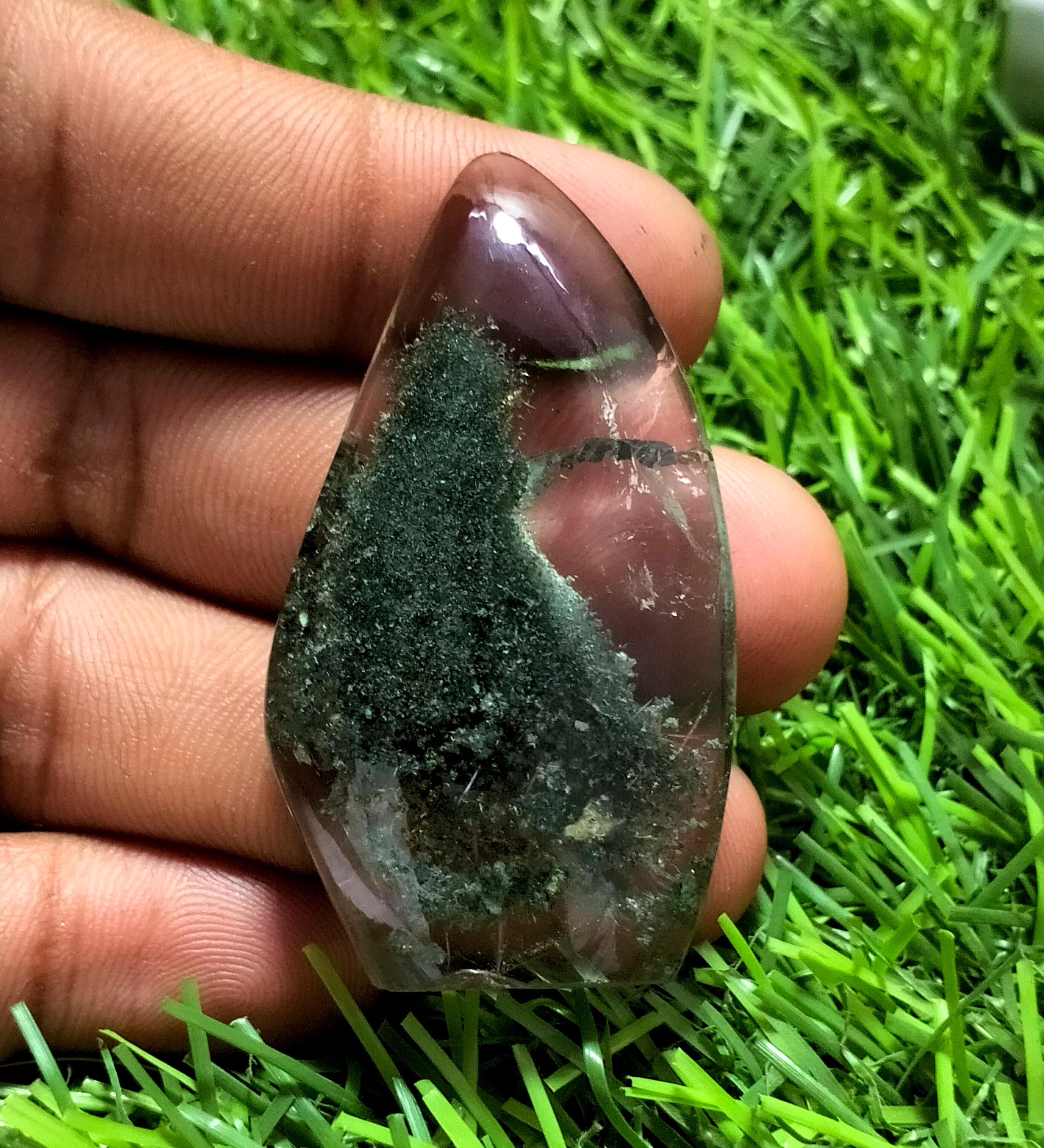 132 Carat Amazing Lodolite Garden Quartz Cabochon Natural Garden