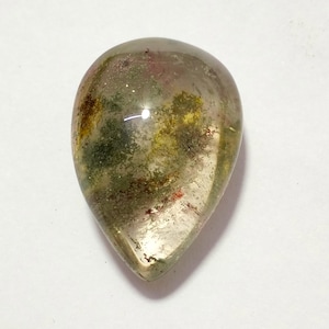 49 Carat. Amazing Lodolite Garden Quartz Cabochon Natural Garden Quartz Gemstone 30x20x14 MM Top Quality Handmade Garden Quartz Loose Stone.