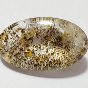153 Carat Amazing Lodolite Garden Quartz Cabochon Natural Garden Quartz Gemstone 48x30x17 MM Top Quality Handmade Garden Quartz Loose Stone.
