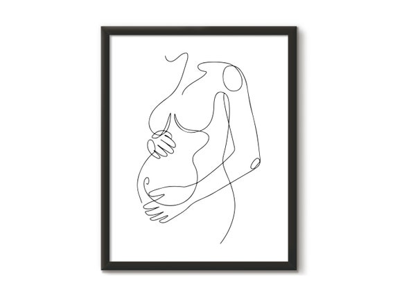 pregnant women drawing easy, pregnant mom drawing,pregnant mother sketch, mother's day poster drawing | Mom drawing, Poster drawing, Easy drawings