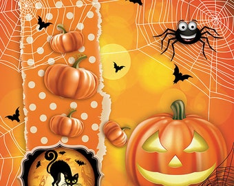 3-PLY Halloween Tissue Paper Decoupage Napkins 33cm x 33cm Lunch Serviettes - Pack of 20 (Scary Halloween)