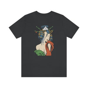 Geisha T-shirt, Japanese Geisha, Japanese Art, Lady Geisha, Men&#39;s Geisha T-shirt, Vintage Japanese look, Geisha, Aesthetic Geisha, Unisex