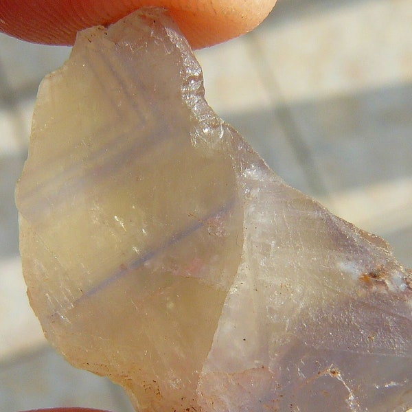 Fluorite - Blue / Yellow Rough Piece - Wildschapbach Valley, Baden-Württemberg, Germany - 27x18x16mm / 10.9g