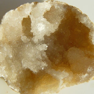 Quartz Geode Section - 50x40x23mm / 28.2g - Bou Craa, Western Sahara, Morocco - Old stock (2002)
