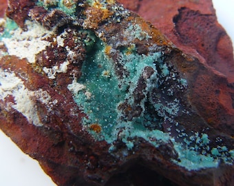 Cuprian Adamite - Hilarion Mine, Lavrion Mining District, Greece - 55x32x25mm / 34g