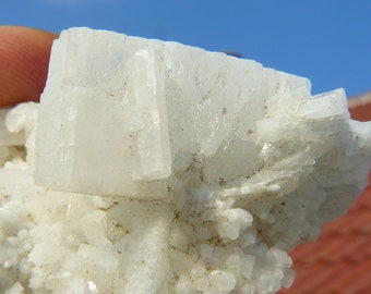 Barita - Mina Teresita, Atamaría, Murcia, España - 60x40x30mm / 73,7g - Cristales de color azul pálido - Clásico español